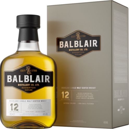 BALBLAIR (12y) Single Malt Whisky 46% 0,7
