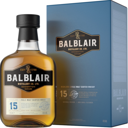 BALBLAIR (15y) Single Malt Whisky 46% 0,7