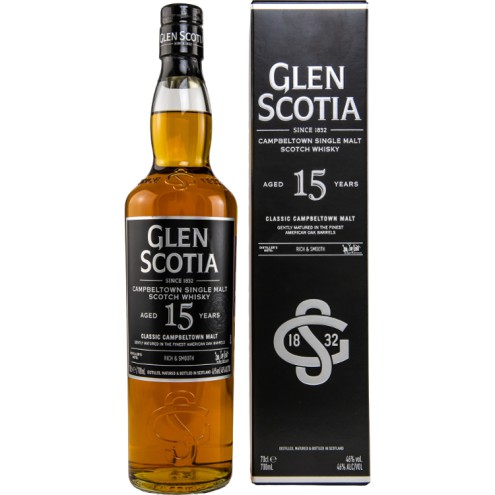 GLEN SCOTIA (15y) Single Malt Whisky 46% 0,7