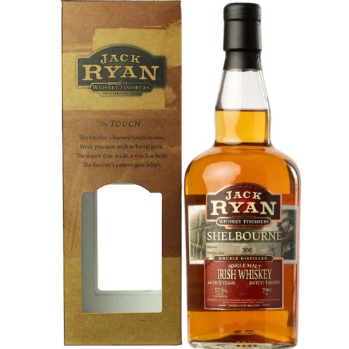 JACK RYAN (5y) Shelbourne Batch 1 Irish Whiskey 57,5% 0,7