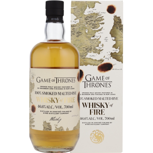 KYRÖ Game of Thrones Whisky of Fire 46,6% 0,7