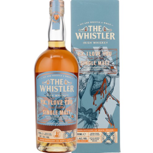 THE WHISTLER PX I Love You Single Malt Whiskey 46% 0,7